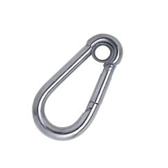 Mosquetão Engate Rápido c/ Olhal Em Inox - 5 x 50 mm