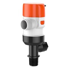 Bomba p/ Viveiro Seaflo Base Giratória c/ Haste Reta de Rosca Curta 800 Gph - 3.028 Litros Hora - 12v - Entrada Dupla