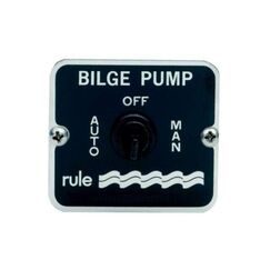 Chave de Painel Rule s/ LED p/ Bomba de Porão - Manual/Off/Automático