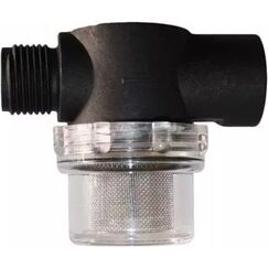 Filtro p/ Entrada de Bombas Pressurizadoras - Água Doce e Salgada - 1/2 polegada