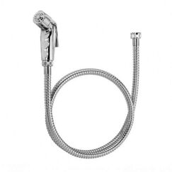 Chuveiro De Popa p/ Bomba Pressurizada - Kit: Base ABS c/ Tampa, Gatilho e Mangueira 2,0m Cromado