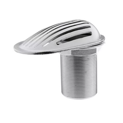 Entrada de Água c/ Ralo p/ Embarcações em Inox Fundido - 38mm - 70x135mm