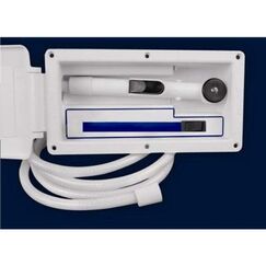 Kit Chuveiro de Popa Água Fria P/ Embarcações C/ Caixa Retangular