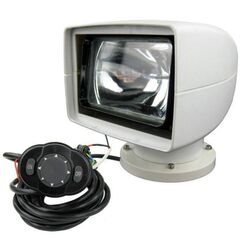 Farol de Busca Direcional p/ Embarcações Com Controle Remoto HID - 12V - Lâmpada 100W