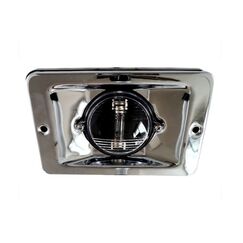 Luz de Alcançado / Espelho de Popa Bulbo c/ Acabamento em Inox - Retangular