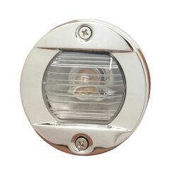 Luz de Espelho de Popa c/ Acabamento em Inox - Lâmpada - Redonda - Seachoice
