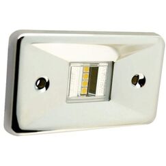 Luz de Espelho de Popa em LED c/ Acabamento em Inox - Retangular