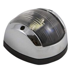 Luz de Navegação Alcançado c/ Tampa em Nylon Cromo Níquel, Base em ABS Preta