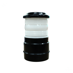 Luz de Navegação 360° + Mega Strobo - Corpo em ABS Preto - TOP - 24v