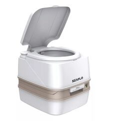 Vaso Sanitário Químico Portátil Manual Multifuncional Porta Pote - 12 Litros - Seaflo - LUXO