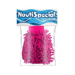 Luva de Microfibra p/ Lavar Lancha NautiSpecial - Rosa