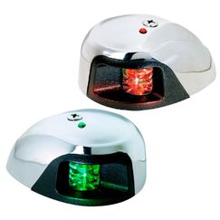 Luz de Navegação BB/BE LED c/ Tampa em INOX 316, Base em ABS Preto - Horizontal