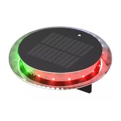 Luz de Navegação, Strobo, BB/BE em LED c/ Suporte p/ Mastro + Controle Remoto Wireless - SOLAR