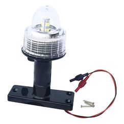 Luz de Navegação TOP Alcançado Fundeio - 9 LEDs - Preta - 15cm