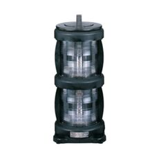 Luz de Navegação Top Dupla - Lente Transparente 225°, Corpo em ABS Preto - HORIZONTAL - Acima 50m