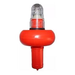 Sinalizador Náutico Boia 4 LEDs - Luz Strobo p/ Redes e Pesca