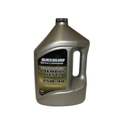 Óleo Quicksilver p/ Motores de Centro Rabeta 4T Diesel - 8 litros