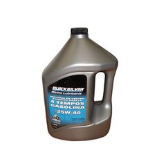 Óleo Quicksilver p/ Motores de Centro Rabeta 4T Gasolina - 8 litros