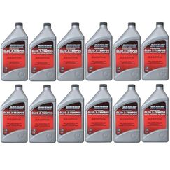 Óleo Quicksilver Premium TC-W3 p/ Motores 2T - 12 Litros