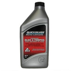 Óleo Quicksilver Premium TC-W3 p/ Motores 2T - 500 ml - 12un.