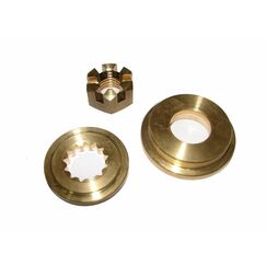 Espaçador / Arruela de Encosto c/ Porca Hélice Johnson / Evinrude 40 a 70 HP (Cubo Fino)