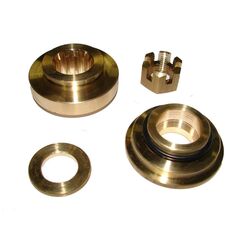 Espaçador / Arruela de Encosto c/ Porca Hélice Mercury 40 HP (Mod: Super Após 2017)