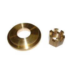 Espaçador / Arruela de Encosto c/ Porca Hélice Mercury / Mariner 135 a 250 HP (Mod: V6)