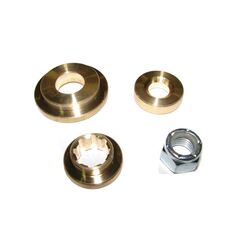 Espaçador / Arruela de Encosto c/ Porca Hélice Mercury / Mariner 15 HP (Mod: Americano)