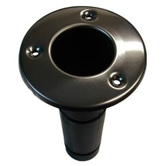 Porta Varas / Caniço Embutir Reto em ABS Premium s/ Tampa + Acabamento em Inox