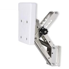 Suporte p/ Motor Auxiliar até 20HP em Inox c/ Base em Nylon Branca