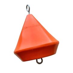 Boia de Demarcação / Arinque Pião Peão c/ Ferragens - LARANJA - 40cm