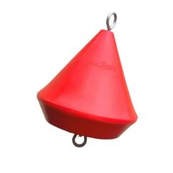 Boia de Demarcação / Arinque Pião Peão c/ Ferragens - VERMELHA - 40cm