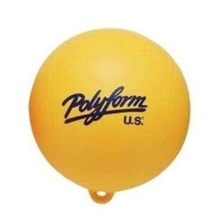 Boia de Demarcação / Arinque - Redonda - 20x22 Amarela