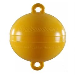 Boia de Demarcação / Arinque - Redonda Brudden - Amarela - 40 cm