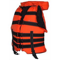 Colete Salva-Vidas Classe IV Plataforma Jaleco s/ Refletivo - Tamanho Único - Mar & Cia - Laranja