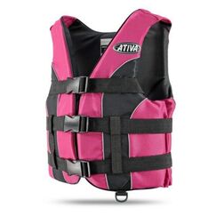 Colete Salva-Vidas Esportivo - Tamanho G - Ativa 55 - Rosa