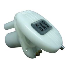 Bocal de Abastecimento Nylon Oval p/ Deck c/ Respiro 1-1/2 pol - Branco - Gasolina