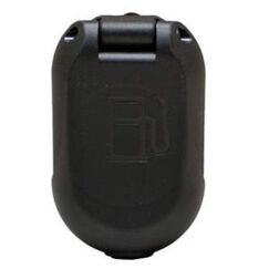 Bocal de Abastecimento Plástico Oval p/ Deck 1-1/2 pol - Preto - Gasolina