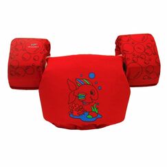 Colete Salva-Vidas Infantil Kids - Tamanho P - Mar & Cia - Vermelho - Peixe