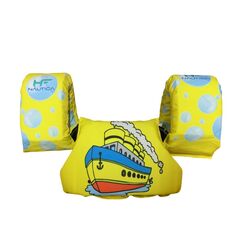 Colete Salva-Vidas Infantil Kids - Tamanho PP - Mar & Cia - Amarelo - Navio