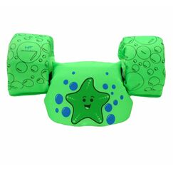 Colete Salva-Vidas Infantil Kids - Tamanho PP - Mar & Cia - Verde - Estrela