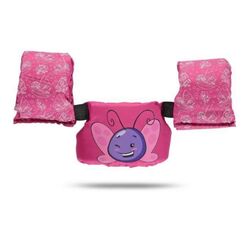 Colete Salva-Vidas Infantil Kids - Turma Galinha Pintadinha - Borboletinha - Ativa - Rosa - Homologado