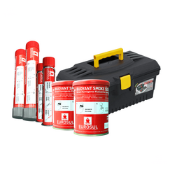 Kit Sinalizador Pirotécnico c/ Maleta - Navegação em Águas Costeiras - Mar Aberto - 2 un. de cada -EUROSUL