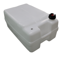 Tanque de Combustível p/ Embarcações s/ Pescador - Branco - 50 litros