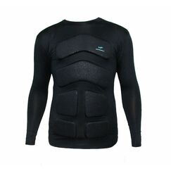 Camisa Flutuadora UV50+ Mar & Cia - Manga Longa - Até 100kg - Preta