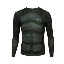 Camisa Flutuadora UV50+ Mar & Cia - Manga Longa - Até 50kg - Camuflada