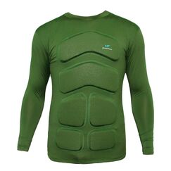 Camisa Flutuadora UV50+ Mar & Cia - Manga Longa - Até 50kg - Verde Militar