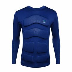 Camisa Flutuadora UV50+ Mar & Cia - Manga Longa - Até 75kg - Azul Marinho