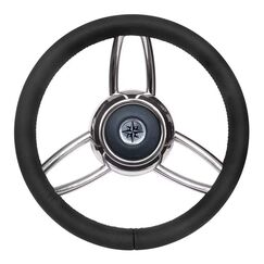 Volante Náutico em Poliuretano Savoretti T26B/35 - 35cm - Preto