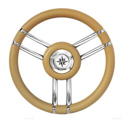 Volante Náutico em Poliuretano Savoretti T27A/35 - 35cm - Bege